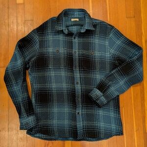 Gustin “Monster Rope” Shirt – Blue Scale – XXL – 13oz Heavyweight – Horn Buttons